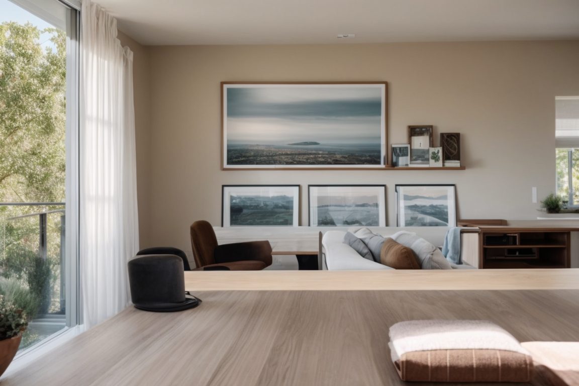 San Jose home interior with opaque privacy window film