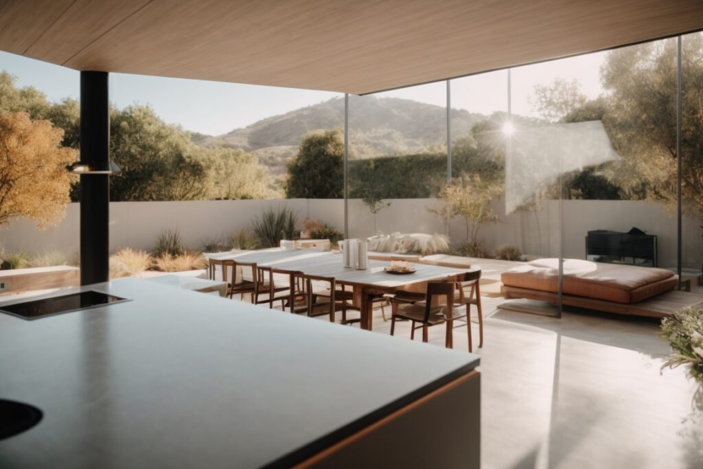 San Jose home with window film reducing glare and heat