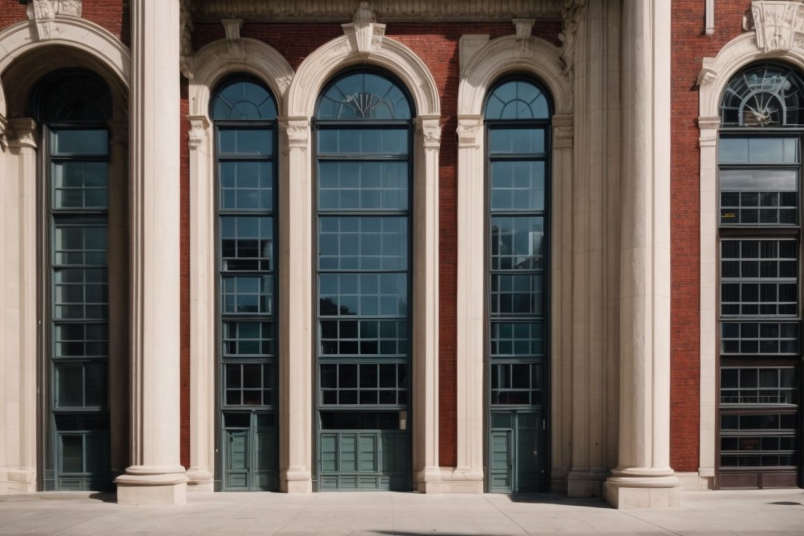 San Jose historic building with specialty window films